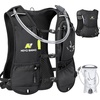 image:imageN NEVO RHINO Running Vest with Water Bladder 15 Liter Small Hydration Water Vest Lightweight Hydration Pack MultiPocket 11x  for Hiking Race Trail Marathon for Women MenBlack