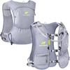 image:imageN NEVO RHINO Small Running Vest for Women Lightweight Hydration Vest with Water Bladder 15 Liter Hydration Backpack for Trial Hiking Cycling JoggingGray