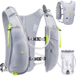 image:imageN NEVO RHINO 55L Running Vest for Women Men Lightweight Hydration Vest with 15L Water Bladder Breathable Water Backpack for Hiking Marathon Runninggray