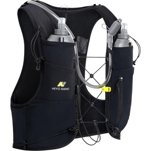 image:imageN NEVO RHINO Running Hydration Vest with 15L Water Bladder amp Dual 500ml Soft Flask for Men WomenAdjustable Lightweight 5L Water Backpack for Hiking Trail Running Marathon CyclingBlack