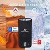 image:imageN NEVO RHINO 2PCS Water Bladder Insulator Bag Protective Cooler Bag for 2L3L Hydration Bladders Insulated Water Bladder Sleeve Keeps Water Cool amp Protects Bladders Bladder is NOT Included3L Black  Grey