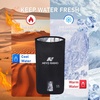image:imageN NEVO RHINO 2PCS Water Bladder Insulator Bag Protective Cooler Bag for 2L3L Hydration Bladders Insulated Water Bladder Sleeve Keeps Water Cool amp Protects Bladders Bladder is NOT Included2L Black  Grey