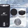 image:imageN NEVO RHINO 2PCS Water Bladder Insulator Bag Protective Cooler Bag for 2L3L Hydration Bladders Insulated Water Bladder Sleeve Keeps Water Cool amp Protects Bladders Bladder is NOT Included2L Black  Grey