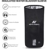 image:imageN NEVO RHINO 2PCS Water Bladder Insulator Bag Protective Cooler Bag for 2L3L Hydration Bladders Insulated Water Bladder Sleeve Keeps Water Cool amp Protects Bladders Bladder is NOT Included3L Black  Grey