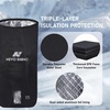 image:imageN NEVO RHINO 2PCS Water Bladder Insulator Bag Protective Cooler Bag for 2L3L Hydration Bladders Insulated Water Bladder Sleeve Keeps Water Cool amp Protects Bladders Bladder is NOT Included3L Black  Grey