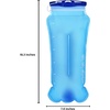image:imageN NEVO RHINO Hydration Bladder 2L3L with Bladder Insulator Water Bladder for Hiking Backpack Leakproof Water Pouch BPAFree Water Reservoir Hydration Pack for Hiking Running Camping Cycling Skiing3 Liters