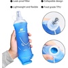 image:imageN NEVO RHINO Soft Flask 17oz500ml 2PCS TPU Running Water Bottle for Running Vest and Hydration Backpack Leakproof BPAFree Collapsible Water Bottles for Hiking Cycling Marathon2500mlBlue
