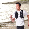 image:imageN NEVO RHINO Soft Flask 17oz500ml 2PCS TPU Running Water Bottle for Running Vest and Hydration Backpack Leakproof BPAFree Collapsible Water Bottles for Hiking Cycling Marathon2500mlWhite