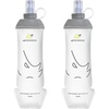 image:imageN NEVO RHINO Soft Flask 17oz500ml 2PCS TPU Running Water Bottle for Running Vest and Hydration Backpack Leakproof BPAFree Collapsible Water Bottles for Hiking Cycling Marathon2500mlWhite