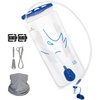 image:imageN NEVO RHINO Water Bladder 1L15L2 Liter Hydration Bladder for Running Vest Leak  Proof BPA Free Water Reservoir Storage Bag for Hiking Backpack Bike PackW0012LBlue