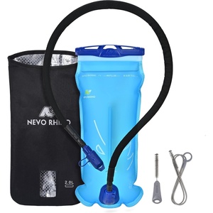 image:imageN NEVO RHINO Hydration Bladder 2L3L with Bladder Insulator Water Bladder for Hiking Backpack Leakproof Water Pouch BPAFree Water Reservoir Hydration Pack for Hiking Running Camping Cycling Skiing2 Liters