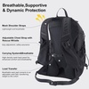 image:imageN NEVO RHINO 17L Small Hiking Backpack for Men Women Lightweight Travel Backpack Outdoor Daypack with Rain CoverBlack
