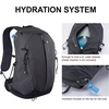 image:imageN NEVO RHINO 17L Small Hiking Backpack for Men Women Lightweight Travel Backpack Outdoor Daypack with Rain CoverBlack
