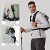 image:imageN NEVO RHINO 17L Small Hiking Backpack for Men Women Lightweight Travel Backpack Outdoor Daypack with Rain CoverGreen