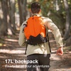 image:imageN NEVO RHINO 17L Small Hiking Backpack for Men Women Lightweight Travel Backpack Outdoor Daypack with Rain CoverOrange